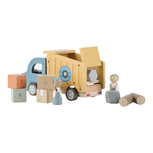 Camión volquete de madera – Multicolor – Essentials LITTLE DUTCH