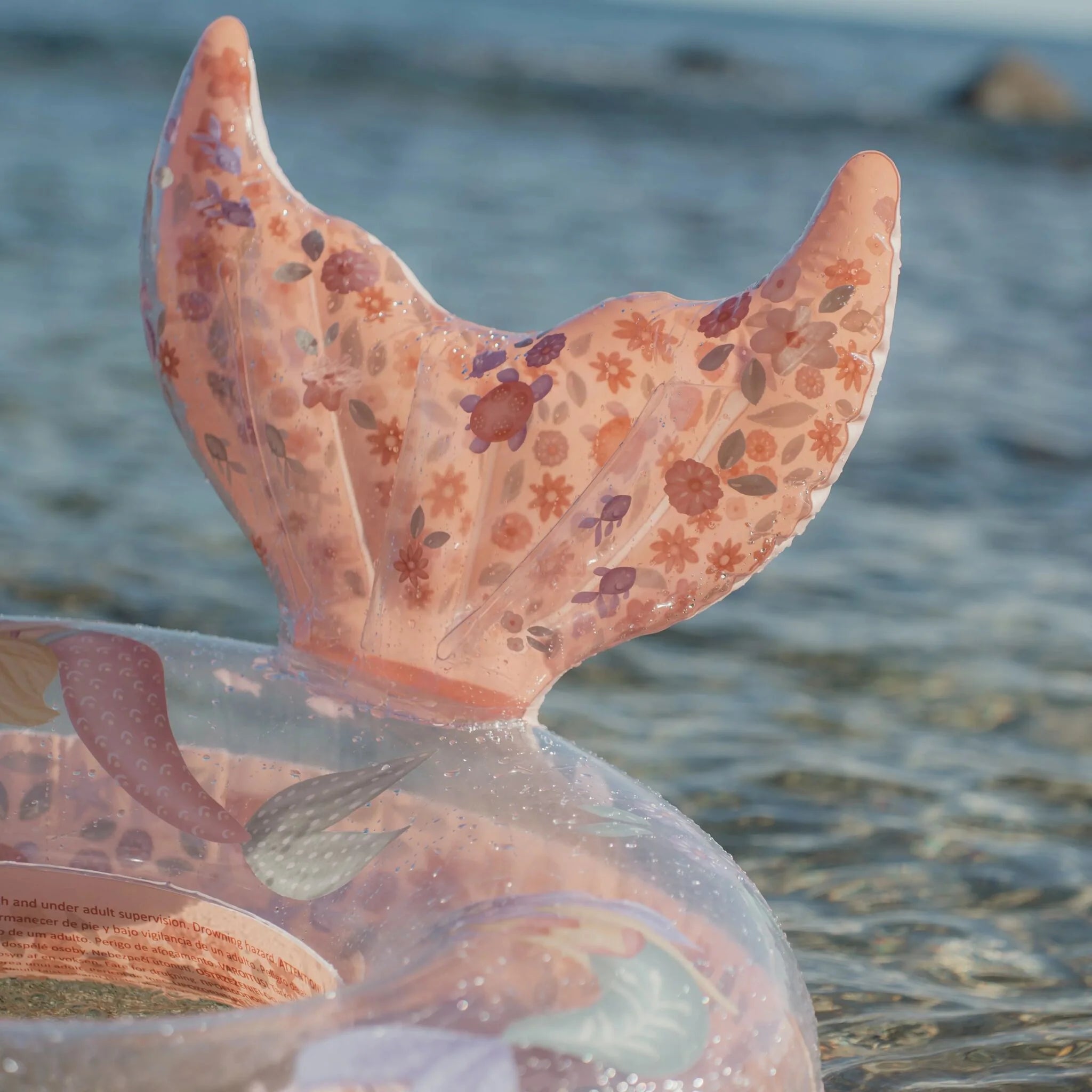 Flotador Rosa Sirena de Ensueño