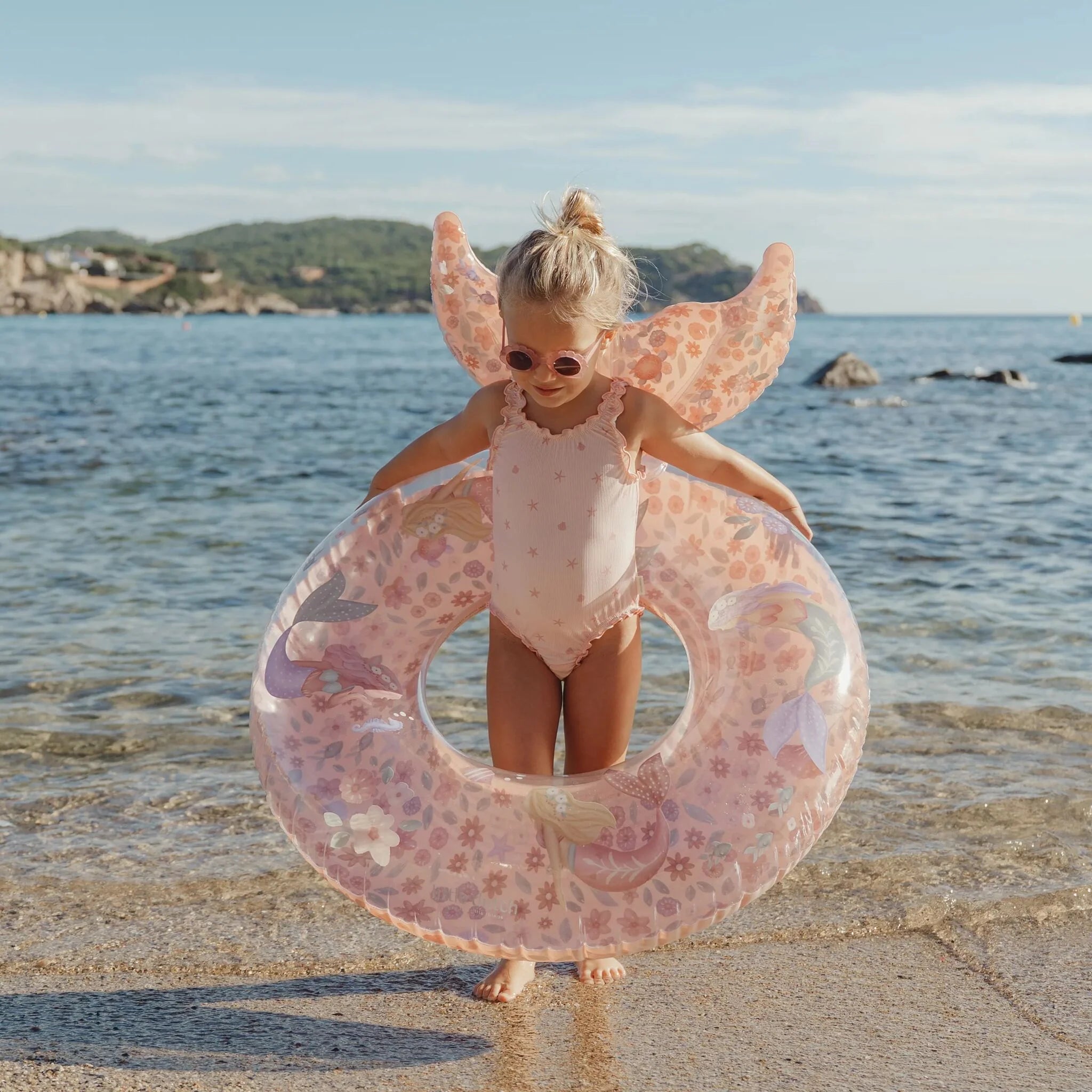 Flotador Rosa Sirena de Ensueño