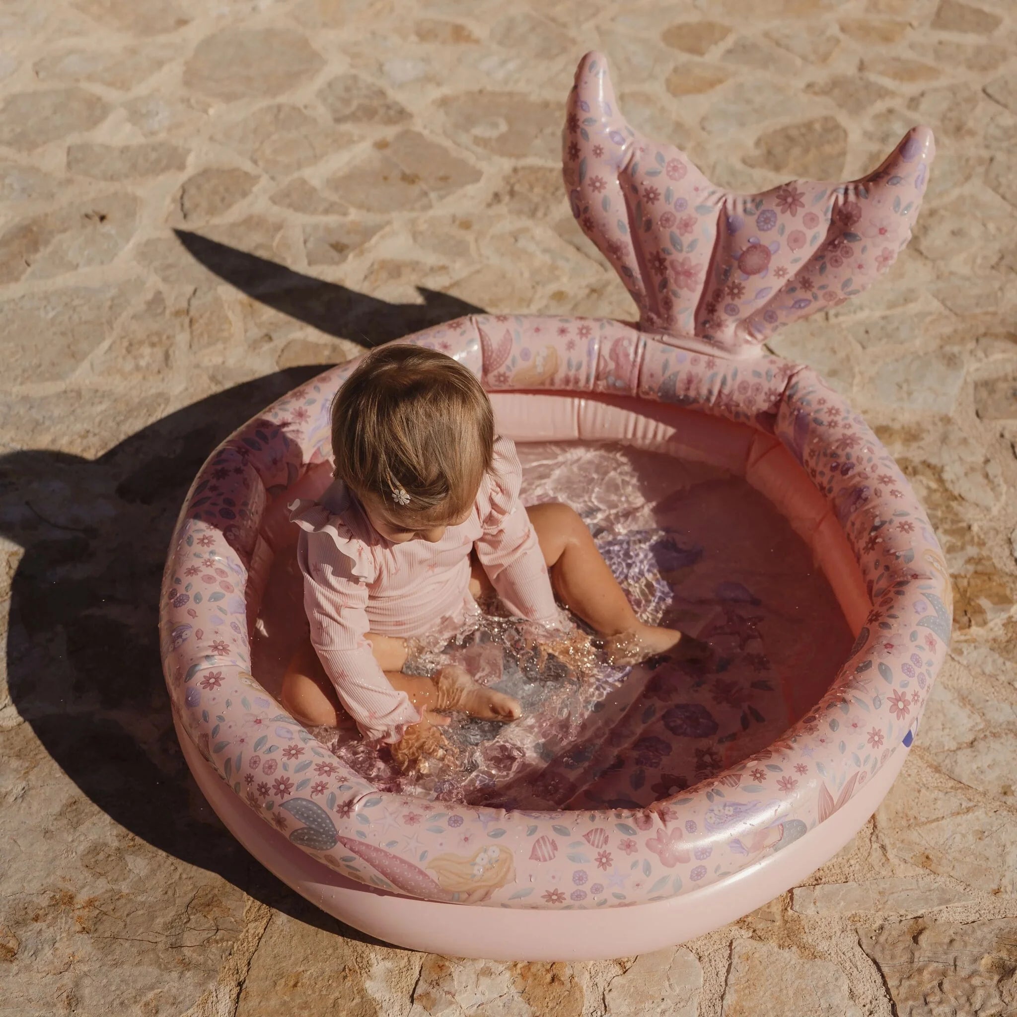 Piscina Rosa Sirena de Ensueño