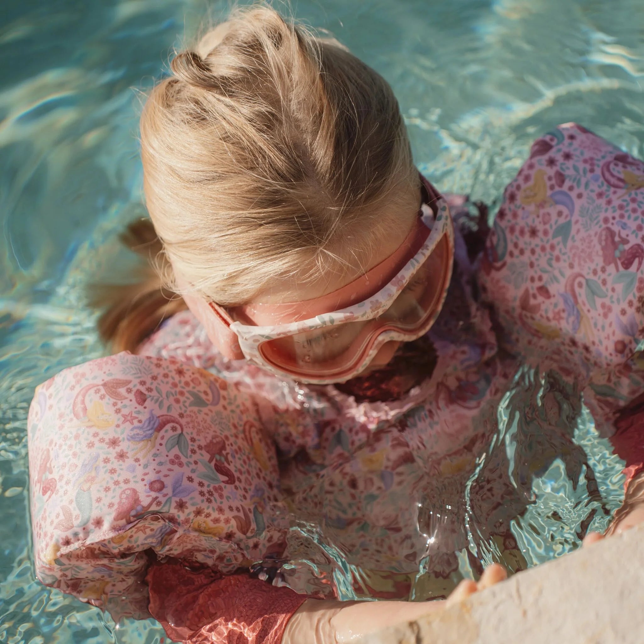 Gafas de Buceo Rosa Sirena de Ensueño