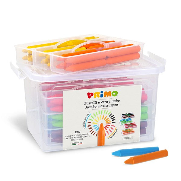 crayones de cera 120 unidades jumbo PRIMO