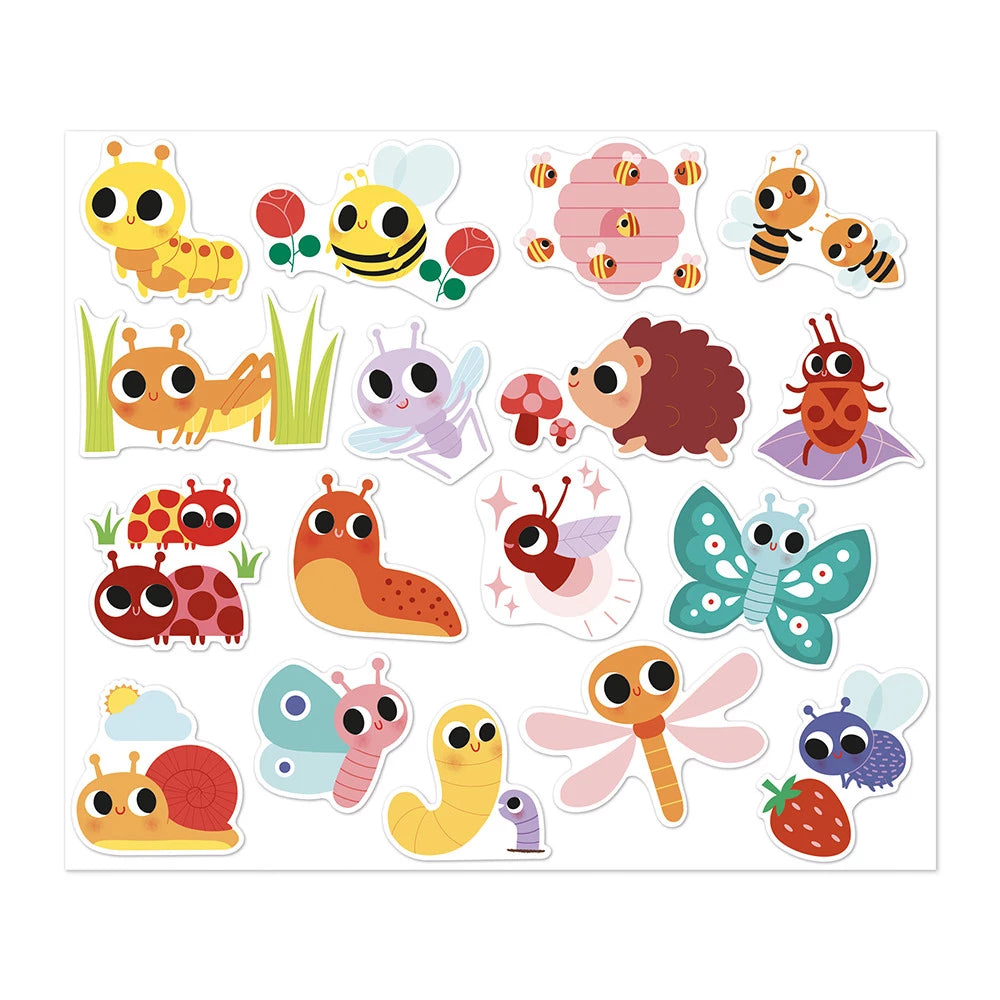 100 pegatinas de pequeñas criaturas JANOD