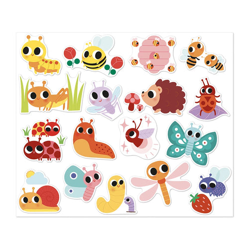 100 pegatinas de pequeñas criaturas JANOD
