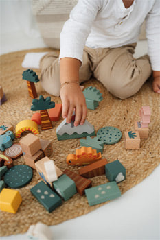Bloques de construcción en madera "Dino" SMALL FOOT