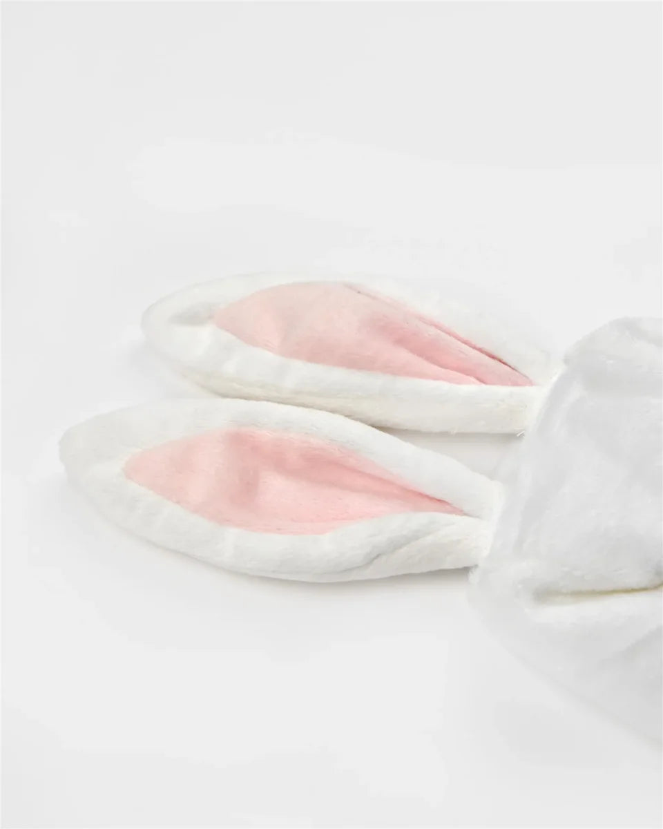 capa conejo disfraz rosa blanco  1-4 años Den Goda Fen