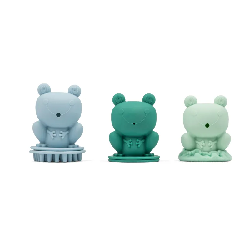 3 Ranas de baño Lilliputiens