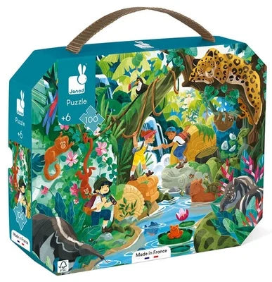 Puzzle Aventura en la jungla 100 piezas JANOD