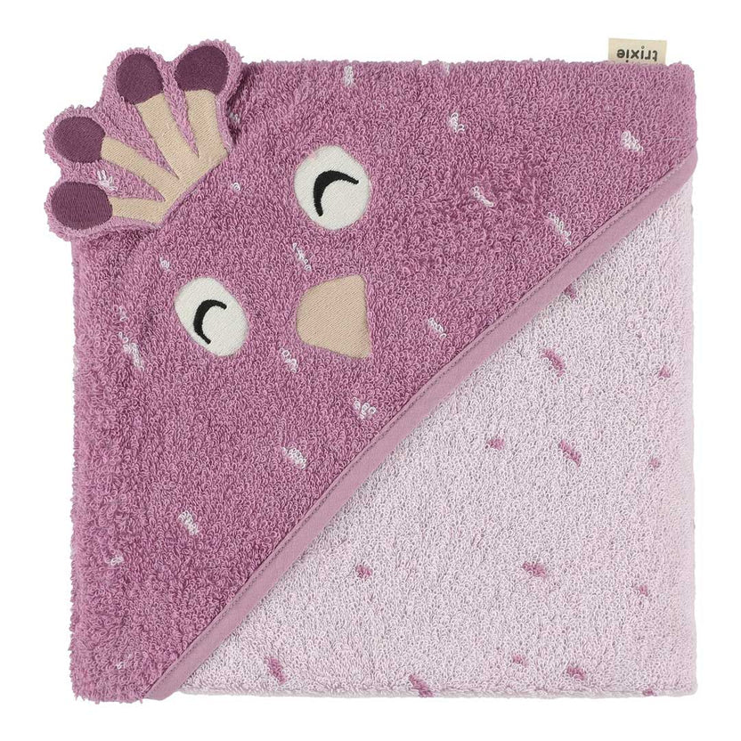 Toalla con capucha | 75x75cm - Mrs. Peacock TRIXIE