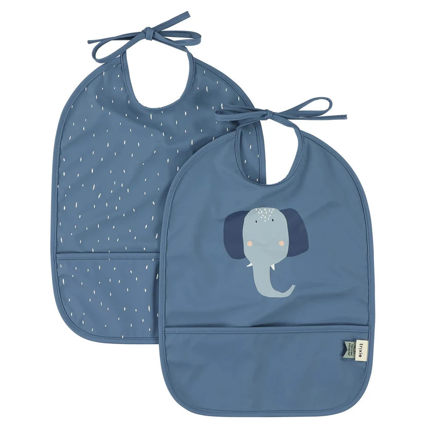 Babero impermeable 2-pack - Mrs. Elephant TRIXIE