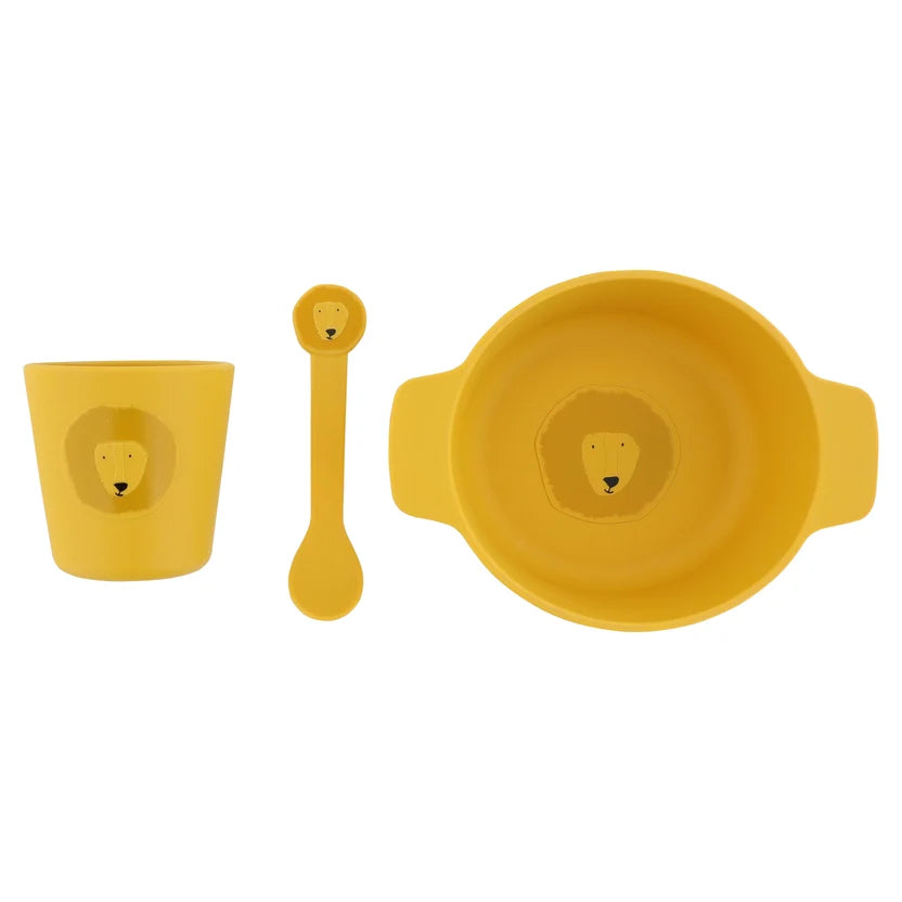 Juego de comida para bebé en silicona - Mr. Lion TRIXIE