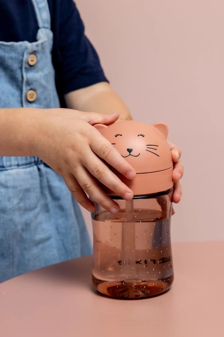 Vaso con pajita - Mrs. Cat TRIXIE