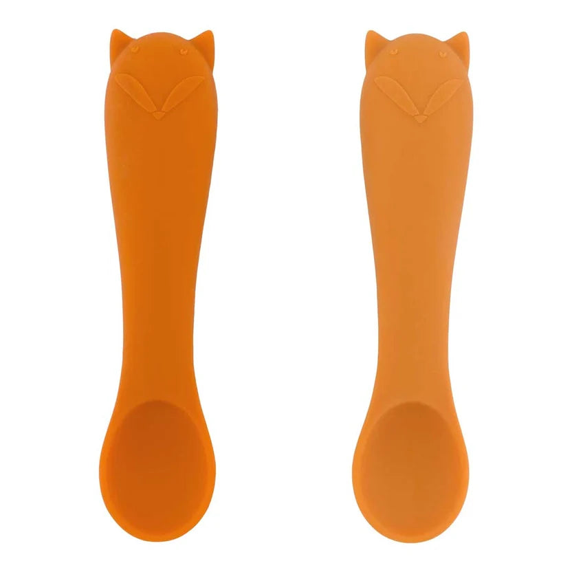 Primeras cucharas para bebé 2-pack - Mr. Fox TRIXIE