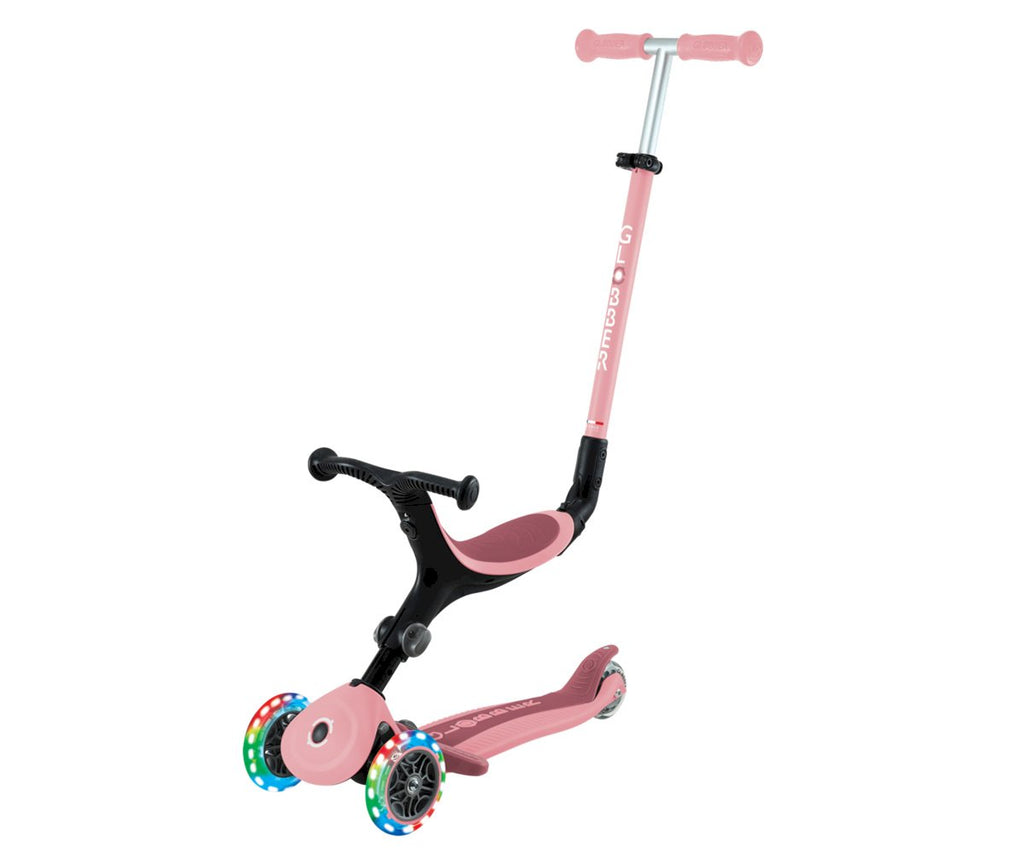 Patinete Go Up Active Led Lights Pastel Pink Globber
