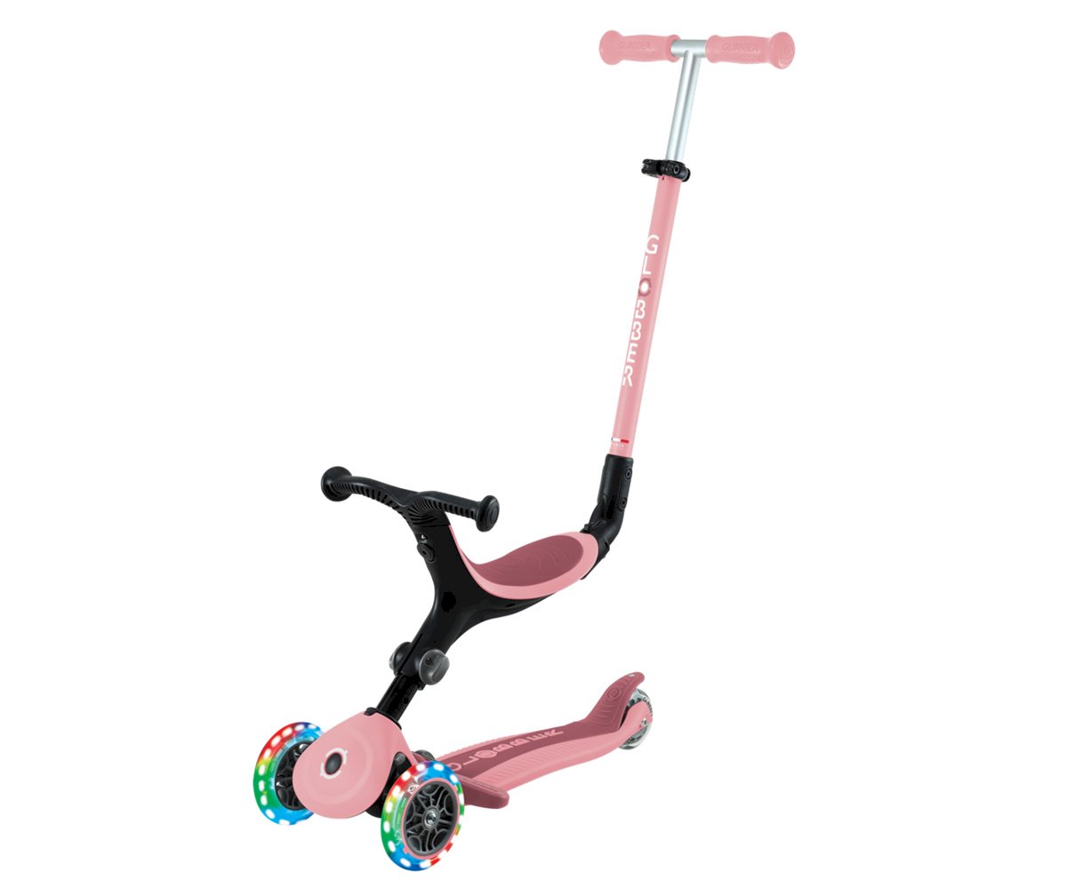 Patinete Go Up Active Led Lights Pastel Pink Globber