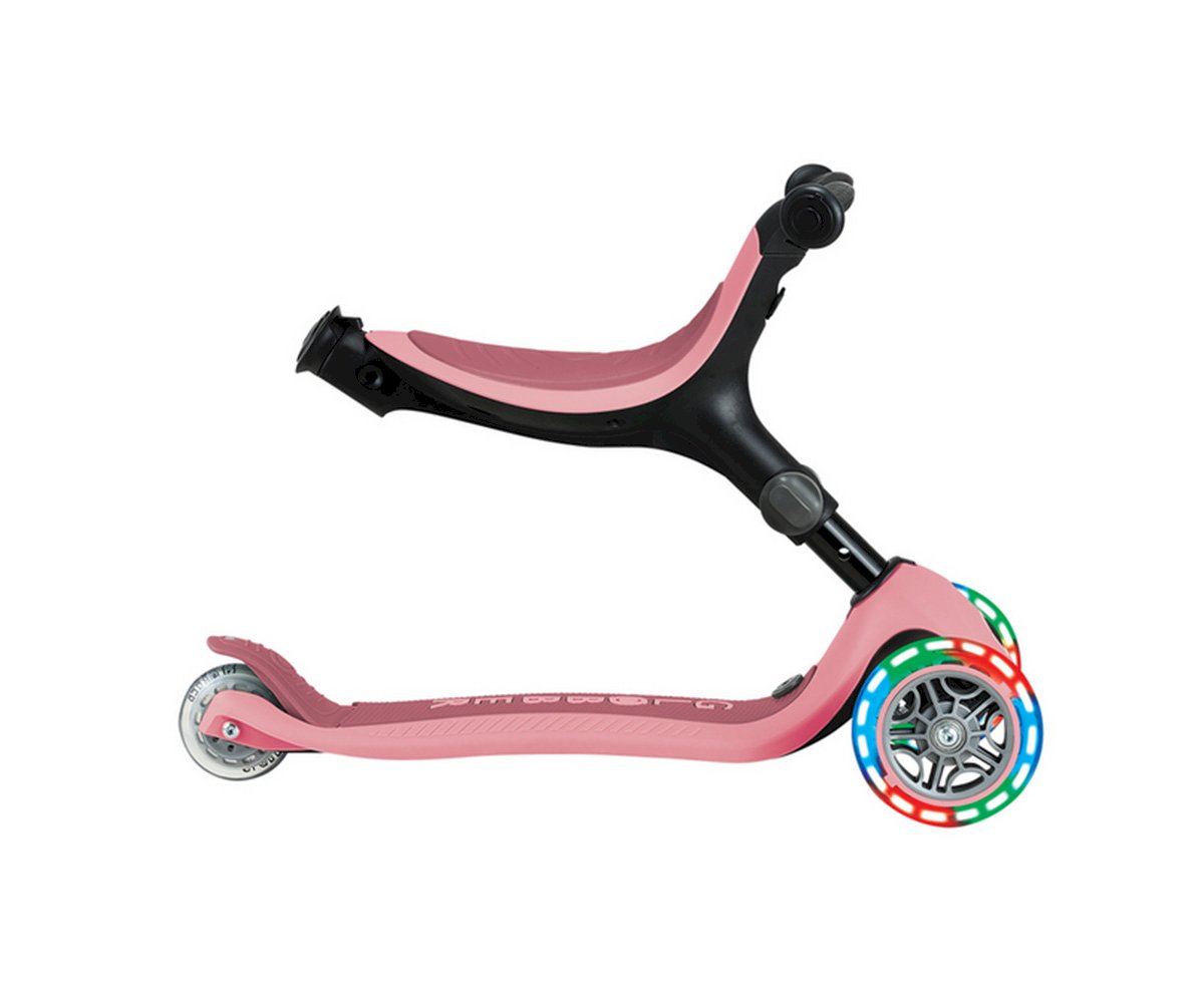 Patinete Go Up Active Led Lights Pastel Pink Globber