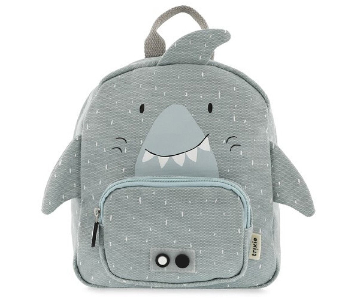 Mochila GRANDE Mr. Shark con Llavero Personalizado TRIXIE