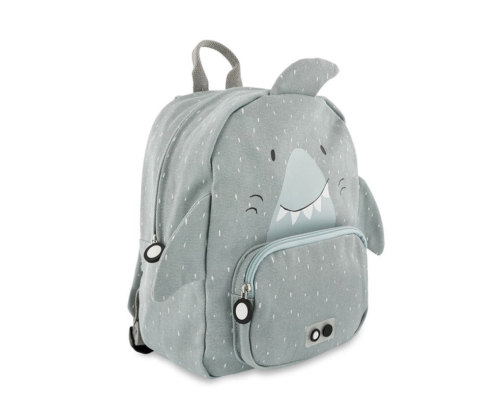 Mochila PEQUEÑA Mr. Shark con Llavero Personalizado TRIXIE