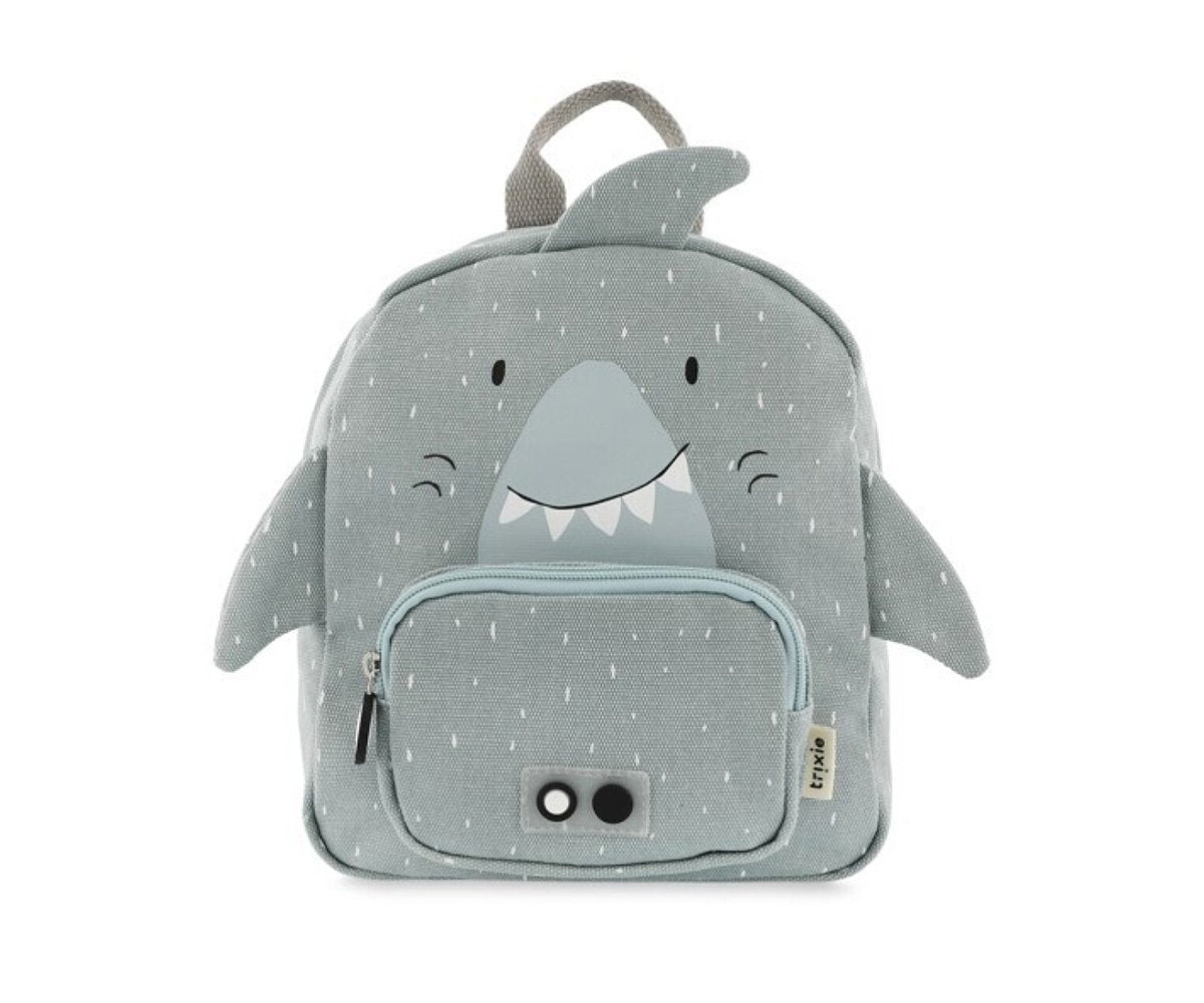 Mochila PEQUEÑA Mr. Shark con Llavero Personalizado TRIXIE