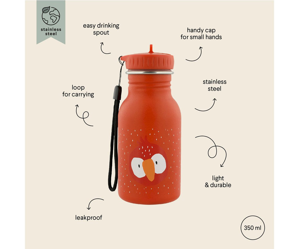 Botella de Acero Trixie Mr. Parrot 350ml Trixie