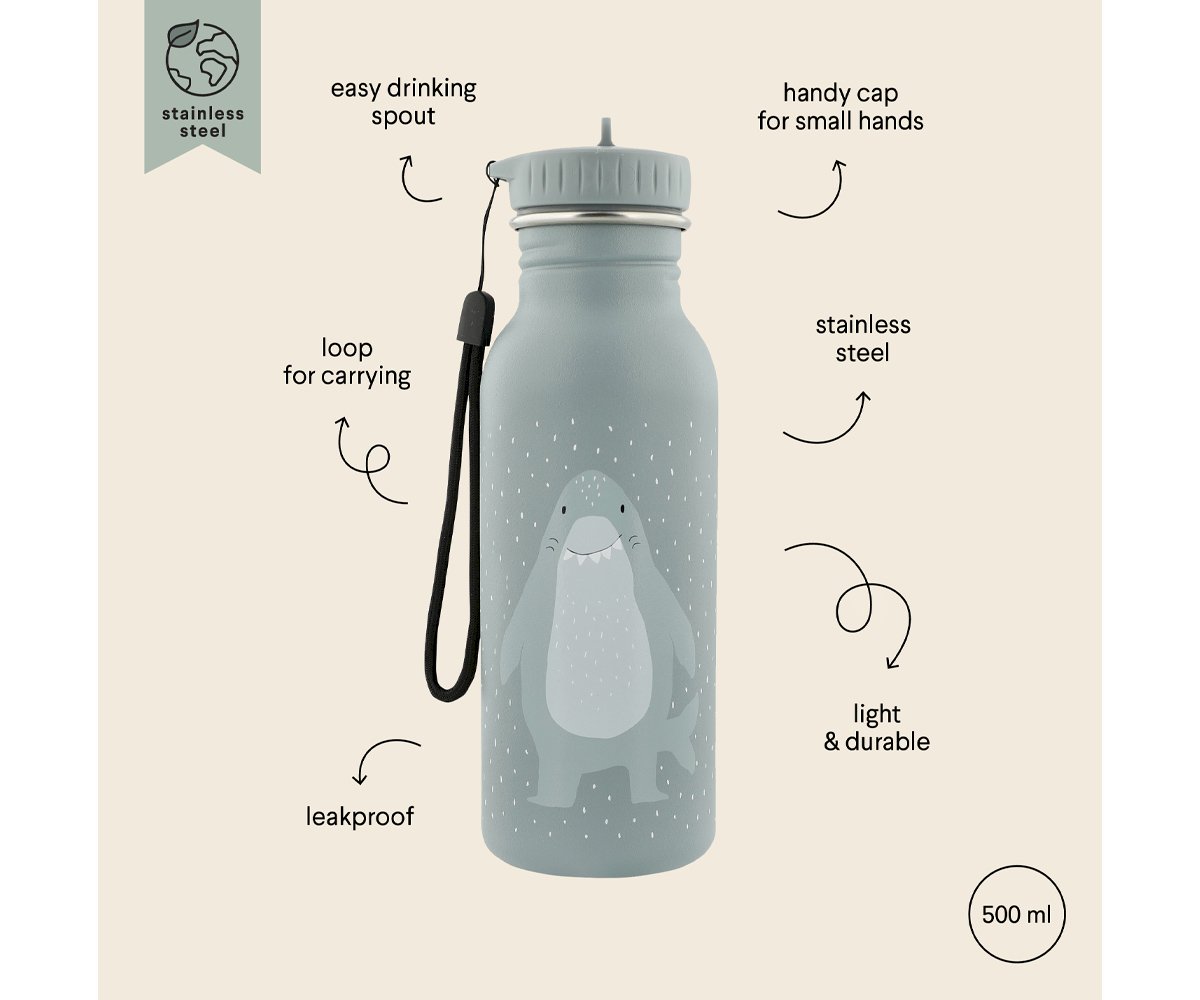 Botella Acero Trixie Mr. Shark 500ml TRIXIE