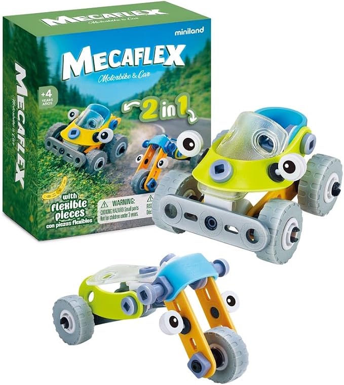 Miniland Mecaflex Moto - Juego de Construcción