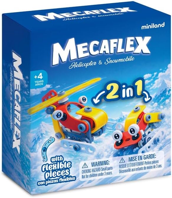 Miniland Mecaflex Helicóptero Juego de Construcción