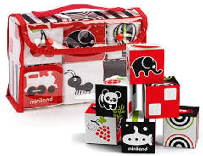 Primeros sentidos: Juego de 6 cubos MINILAND