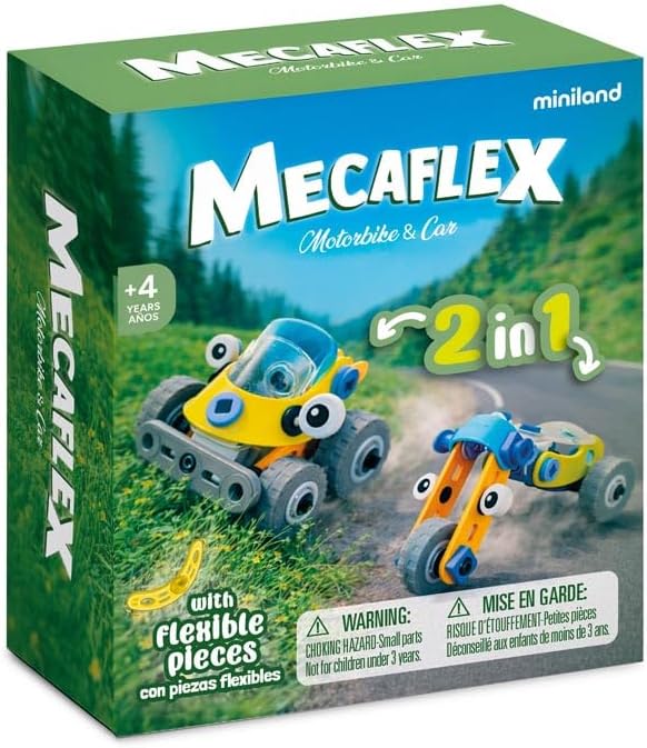 Miniland Mecaflex Moto - Juego de Construcción