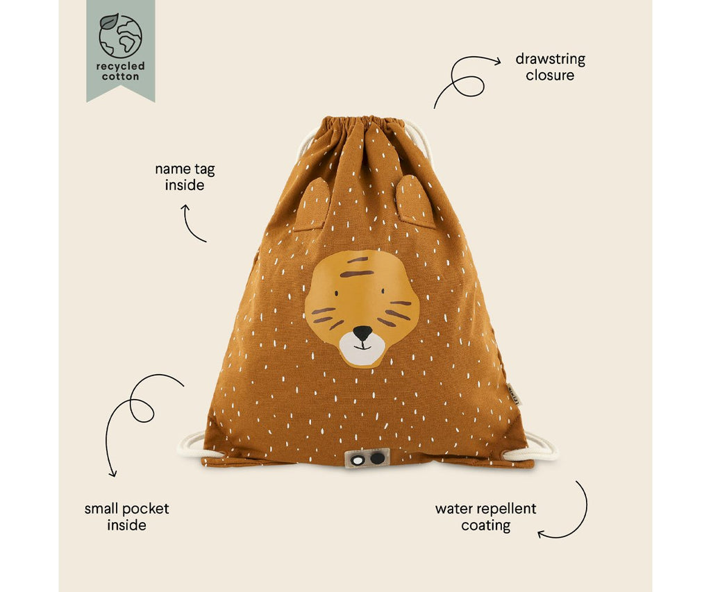 Mochila Saco Mr. Tiger Personalizable Trixie