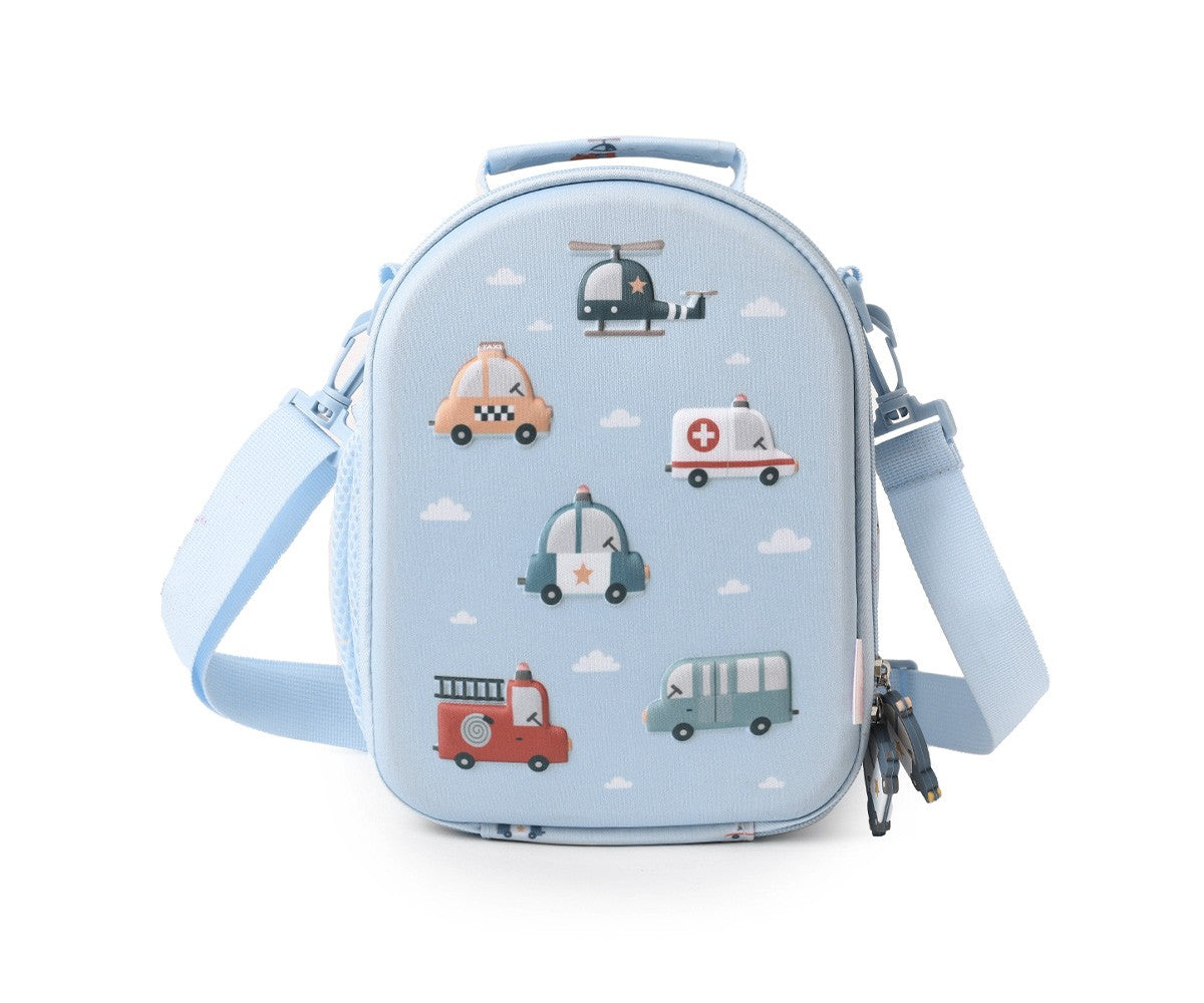 Bolsa Merienda Térmica 3D City Cars Personalizable Tutete
