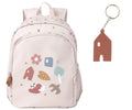 Mochila Mediana Geometric Nature + Llavero Tutete
