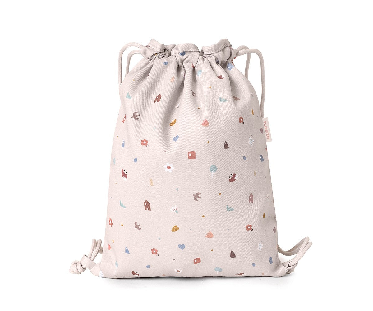 Mochila Saco Tela Geometric Nature Tutete