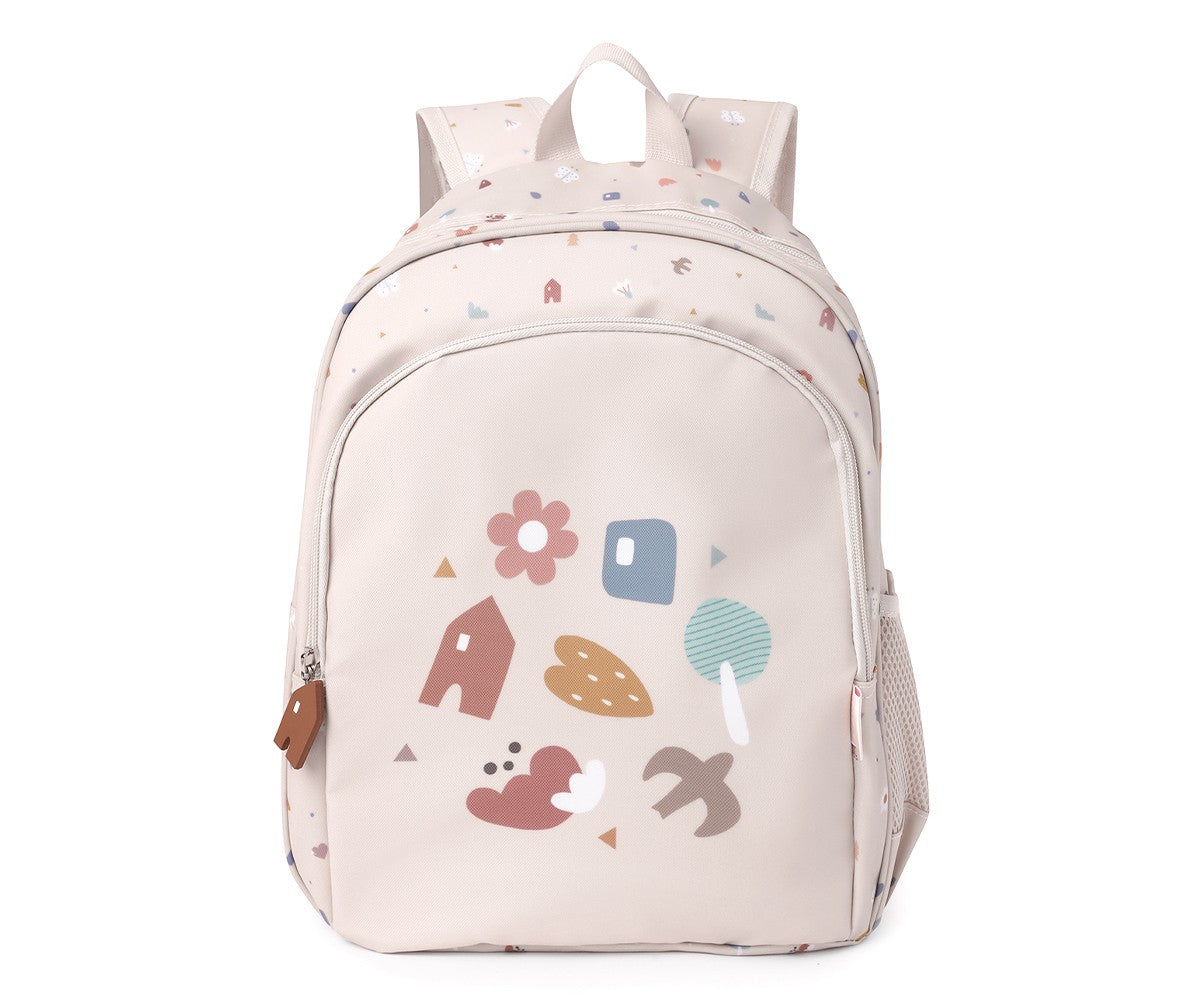 Mochila Mediana Geometric Nature + Llavero Tutete