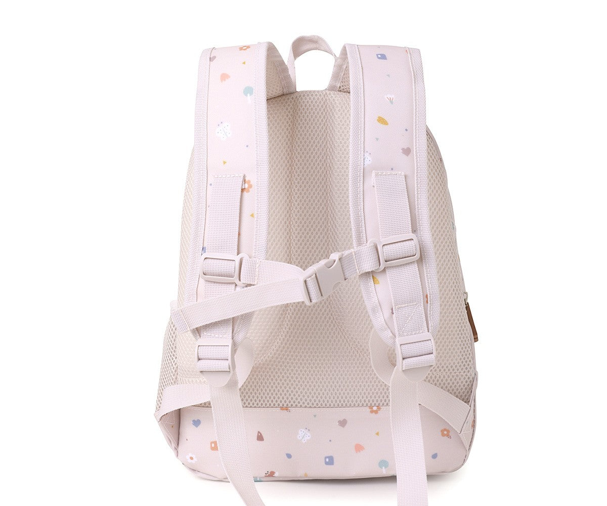 Mochila Mediana Geometric Nature + Llavero Tutete