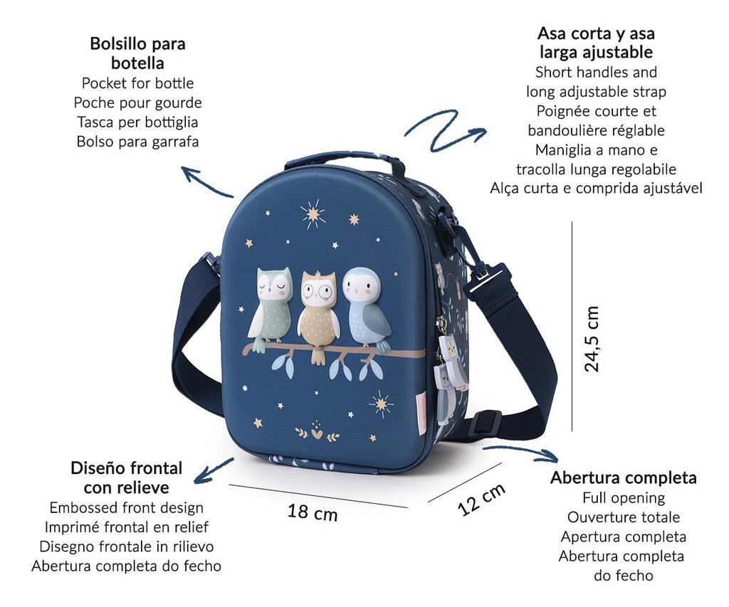 Bolsa Merienda Térmica 3D Magical Forest Personalizable Tutete