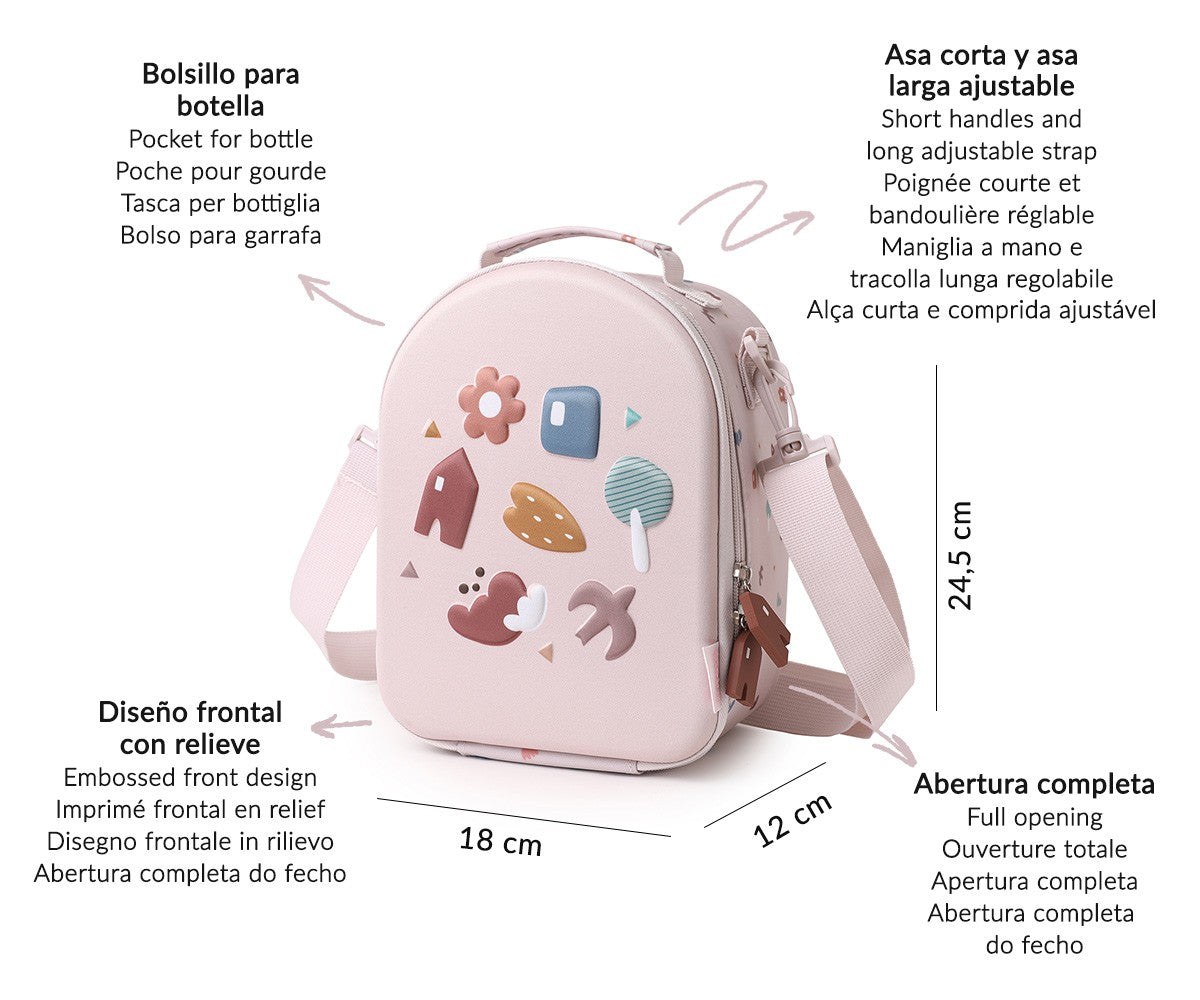 Bolsa Merienda Térmica 3D Geometric Nature Personalizable Tutete
