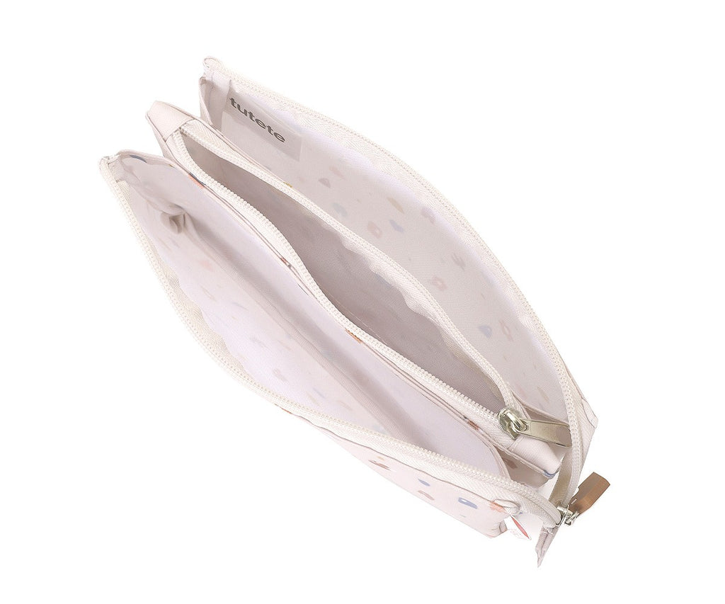 Estuche 3 Compartimentos Geometric Nature Personalizable Tutete