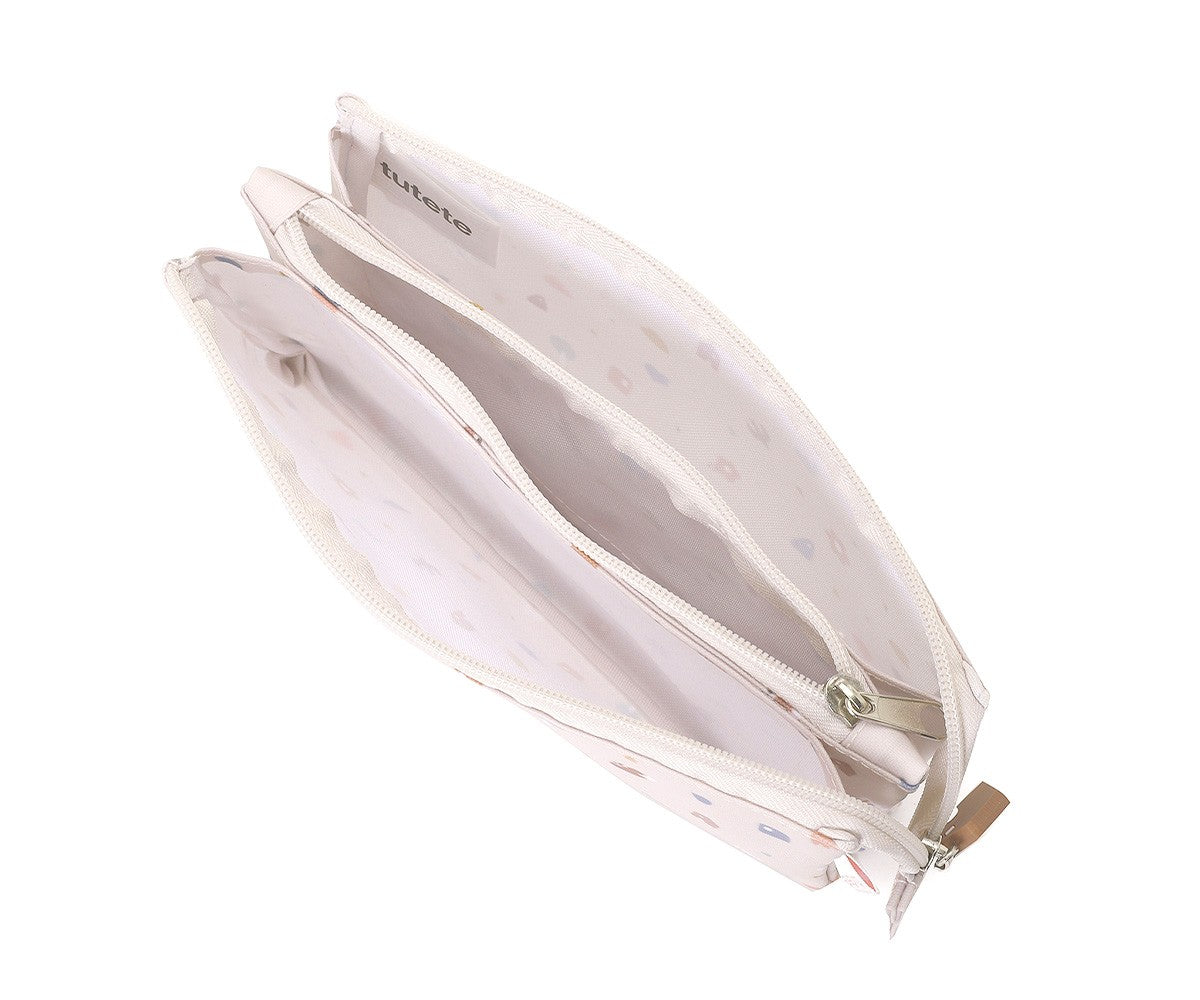Estuche 3 Compartimentos Geometric Nature Personalizable Tutete