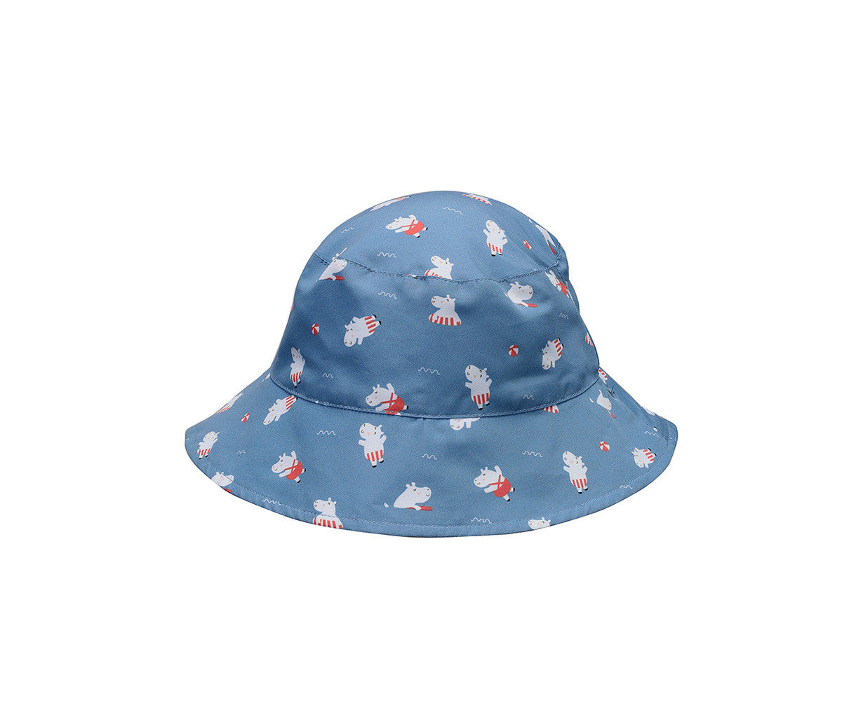 Gorro Reversible Azul MK