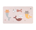 Toalla Playa Microfibra Gatitos Sirena MK