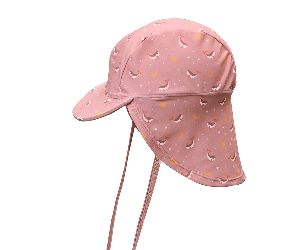 Gorro Playa Bebé Nuca Rosa MK