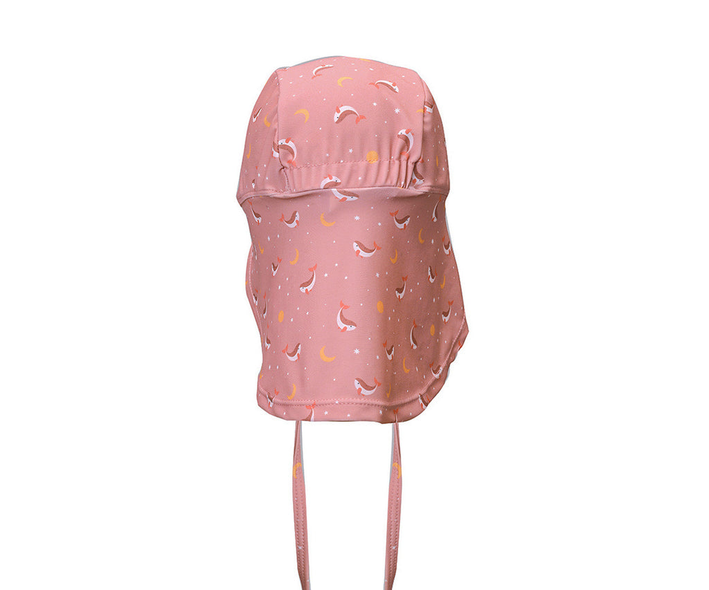 Gorro Playa Bebé Nuca Rosa MK