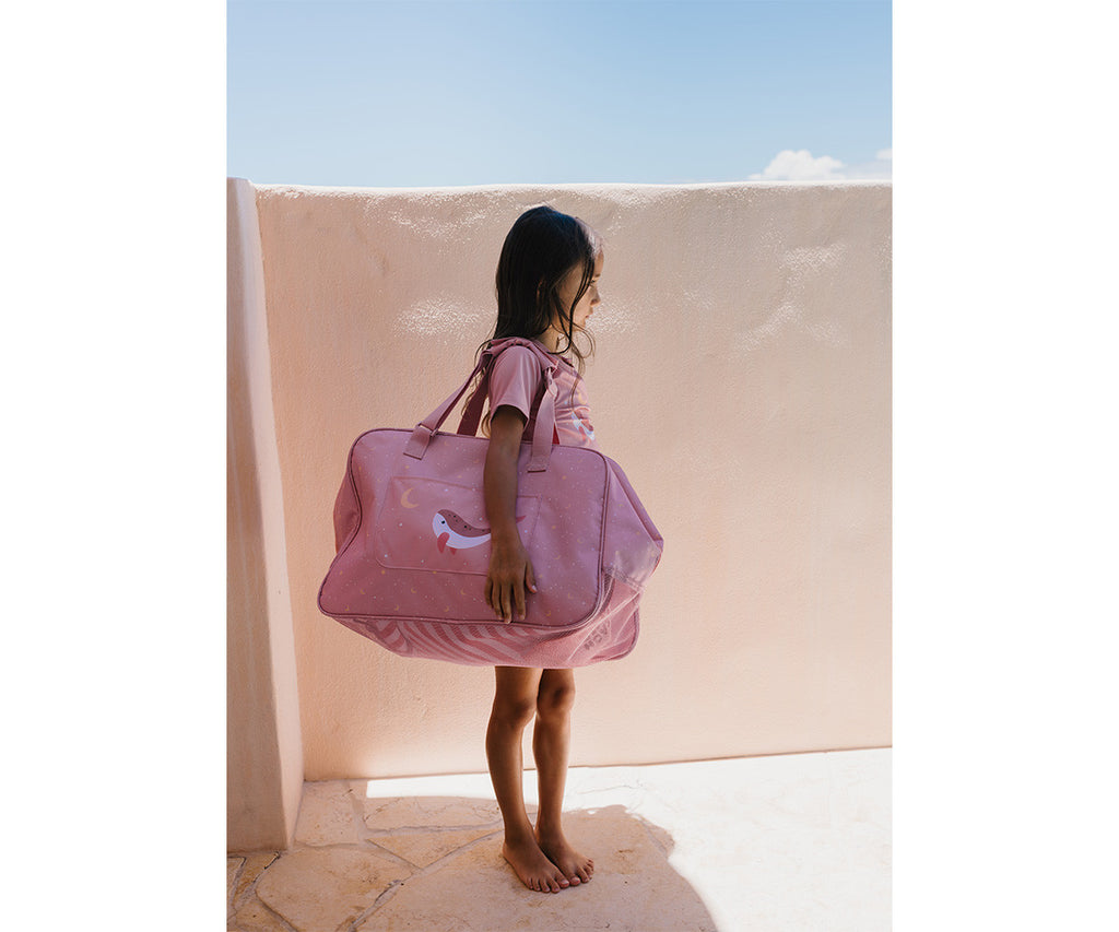 Bolso de Playa con Rejilla Antiarena Rosa MK