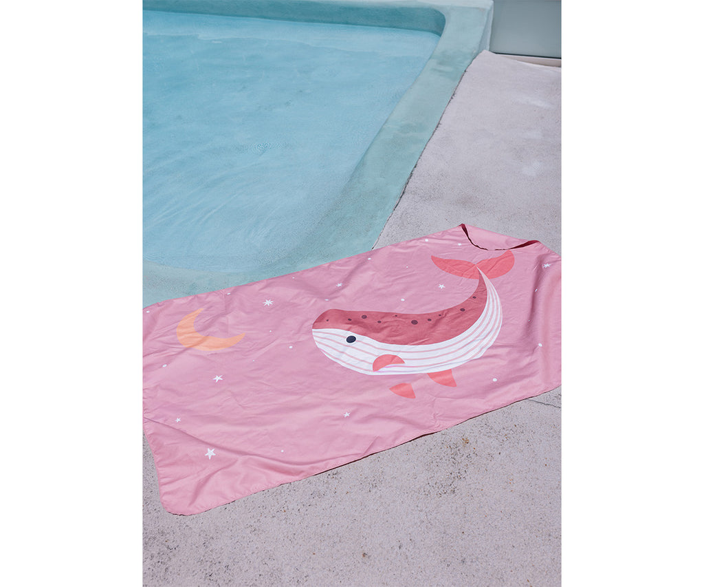 Toalla Playa Microfibra Rosa MK