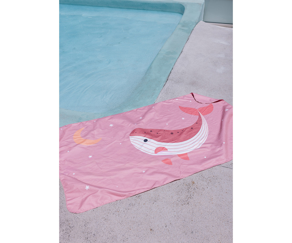 Toalla Playa Microfibra Rosa MK