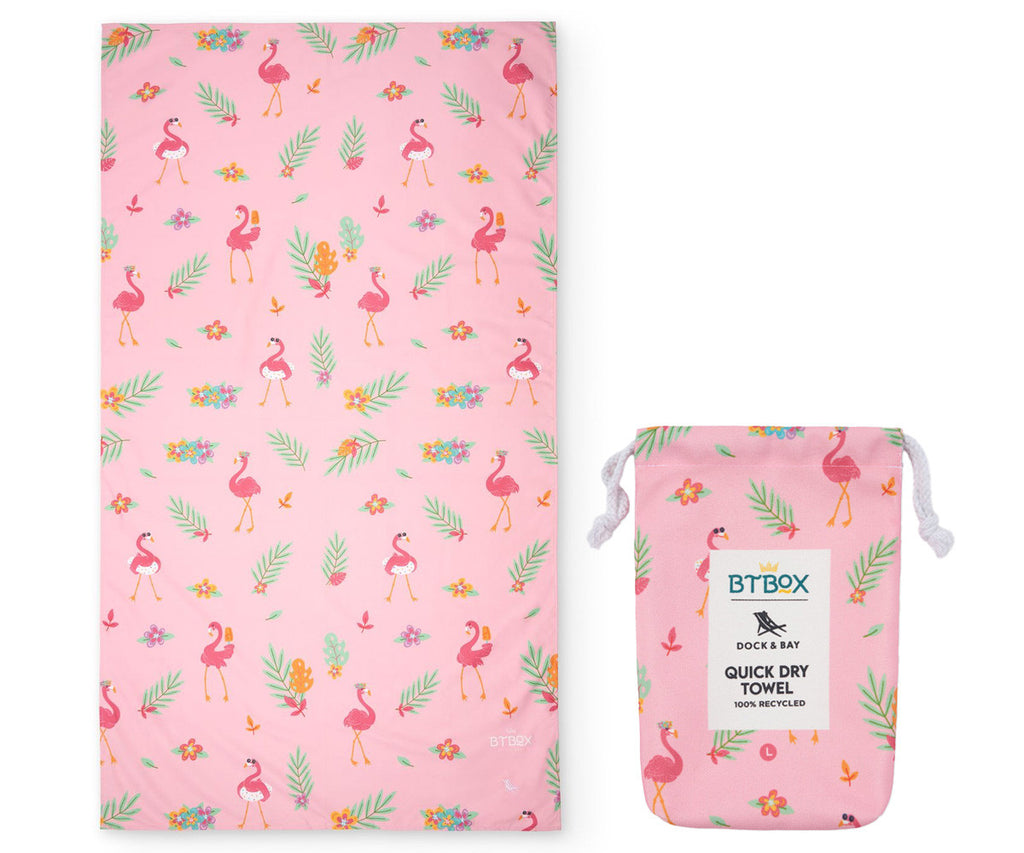TOALLA BTBOX FLAMINGOS