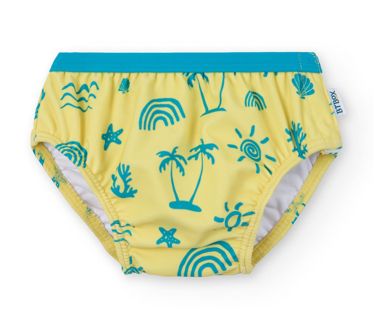 BAÑADOR PAÑAL NEON PALMS BTBOX UPF50+