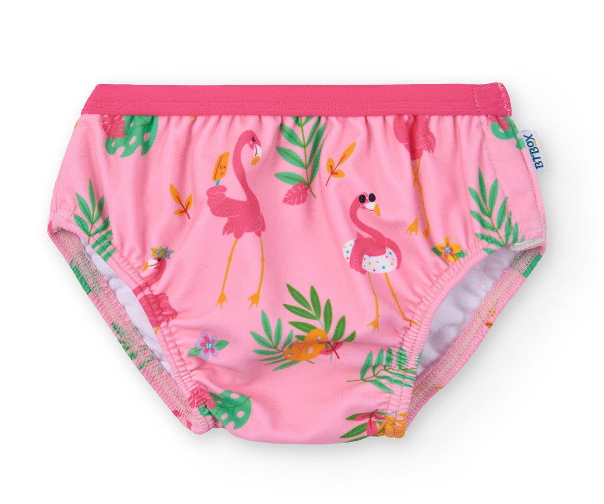 BAÑADOR PAÑAL FLAMINGOS BTBOX UPF50+