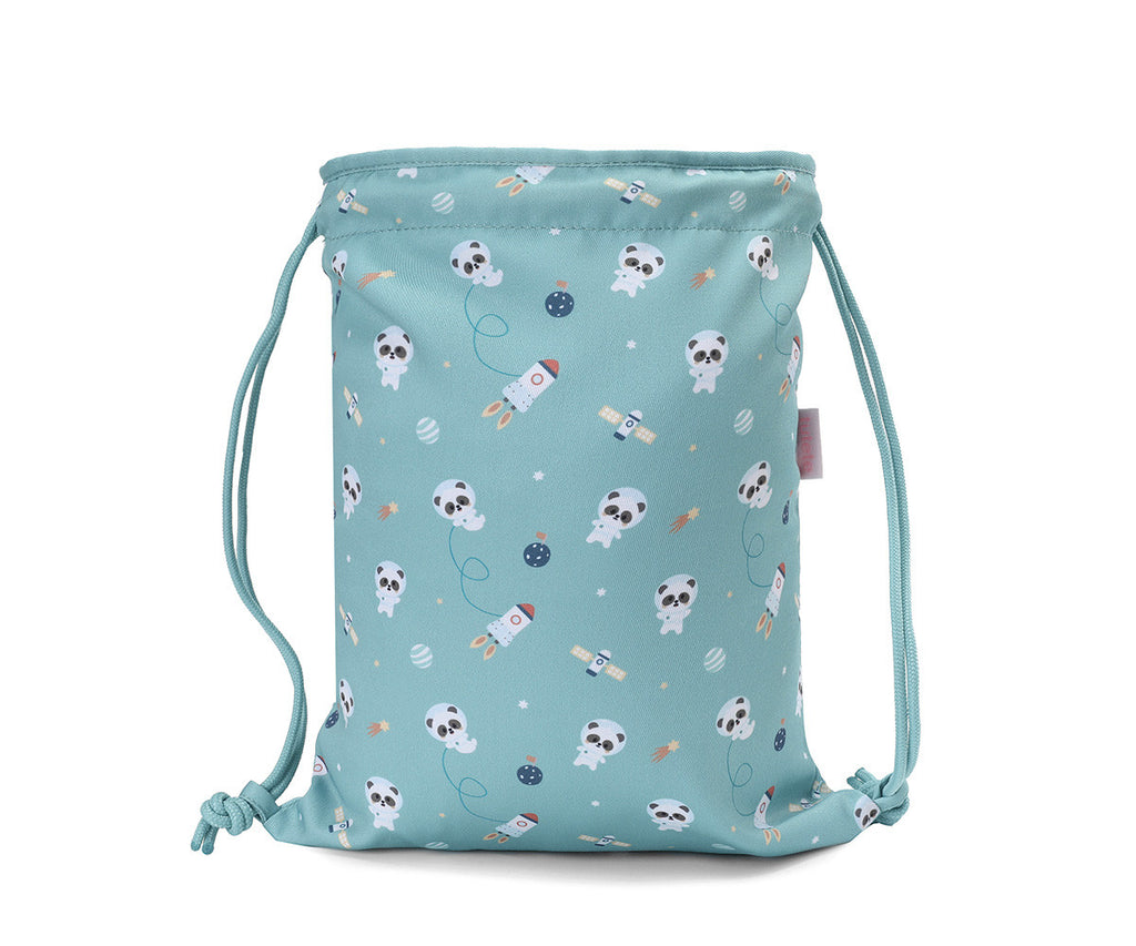 Mochila Saco Tela Pandas in Space TUTETE